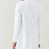 Karen Millen Compact Stretch Pocket Detail Coat -Karen Millen shop ivory compact stretch pocket detail coat
