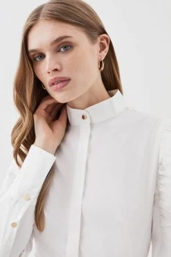 Karen Millen Lydia Millen Cotton Woven Midi Dress