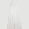 Karen Millen Satin Crepe Woven Wide Leg Jumpsuit -Karen Millen shop ivory satin crepe woven wide leg jumpsuit