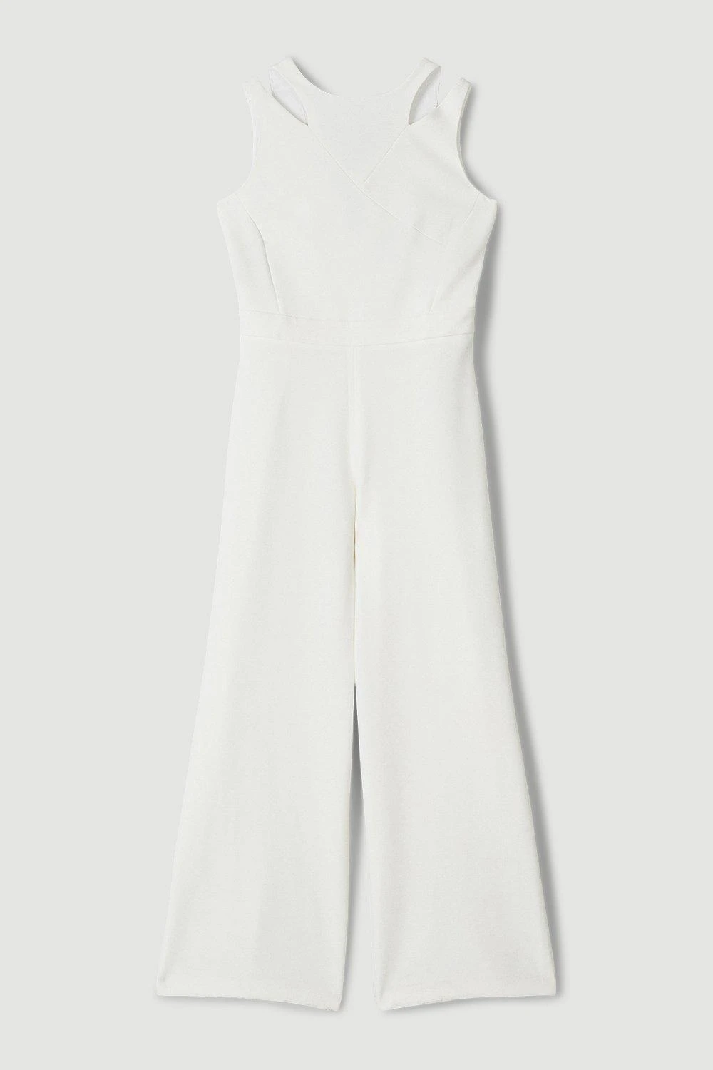 Karen Millen Structured Crepe Cut Out Jumpsuit 5 Karen Millen Structured Crepe Cut Out Jumpsuit - Image 3