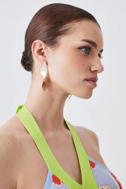 Karen Millen Petite Slinky Mirrored Floral Jacquard Knit Dress 10 Karen Millen Petite Slinky Mirrored Floral Jacquard Knit Dress -Karen Millen shop lime petite slinky mirrored floral jacquard knit dress 3