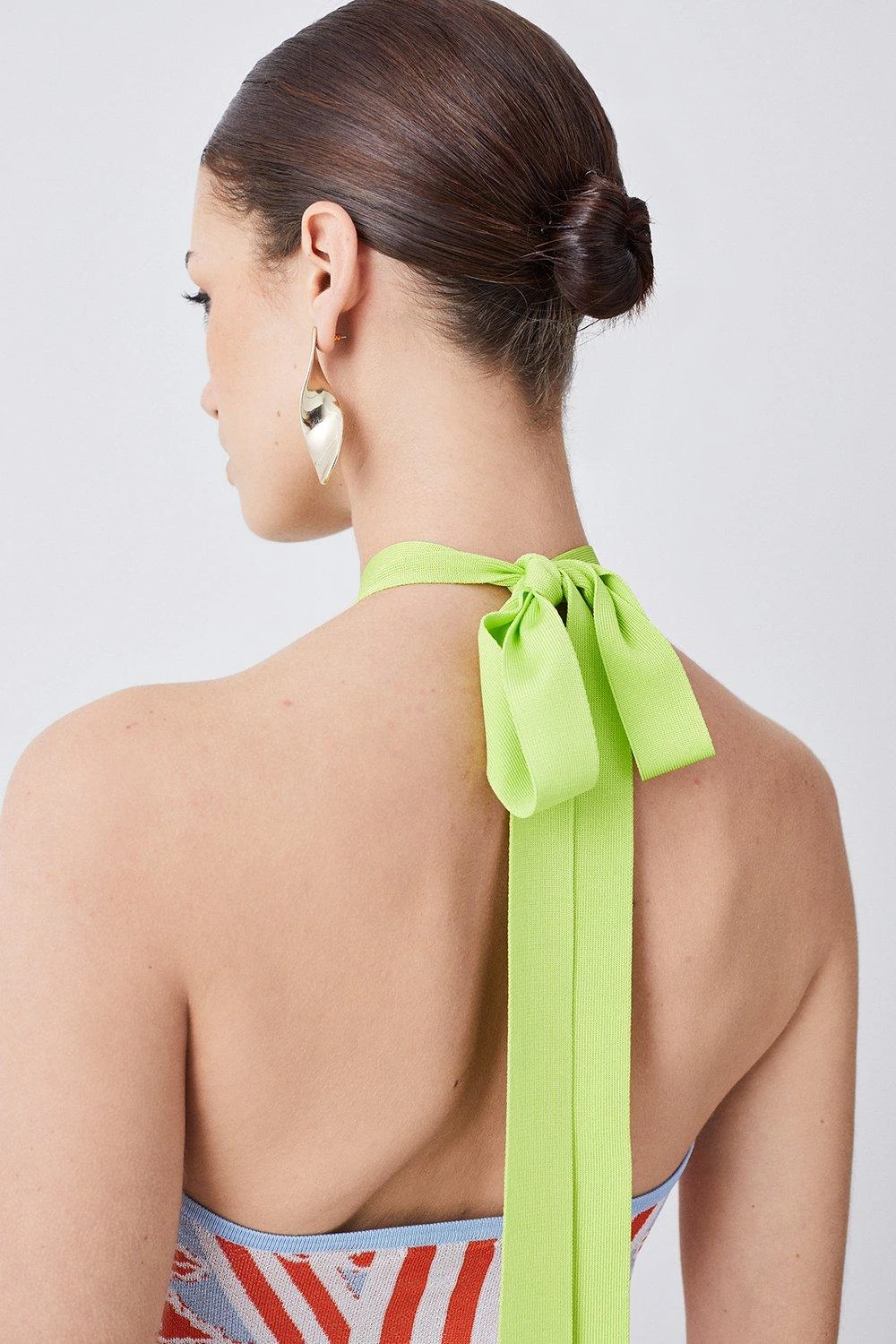 Karen Millen Petite Slinky Mirrored Floral Jacquard Knit Dress 3 Karen Millen Petite Slinky Mirrored Floral Jacquard Knit Dress