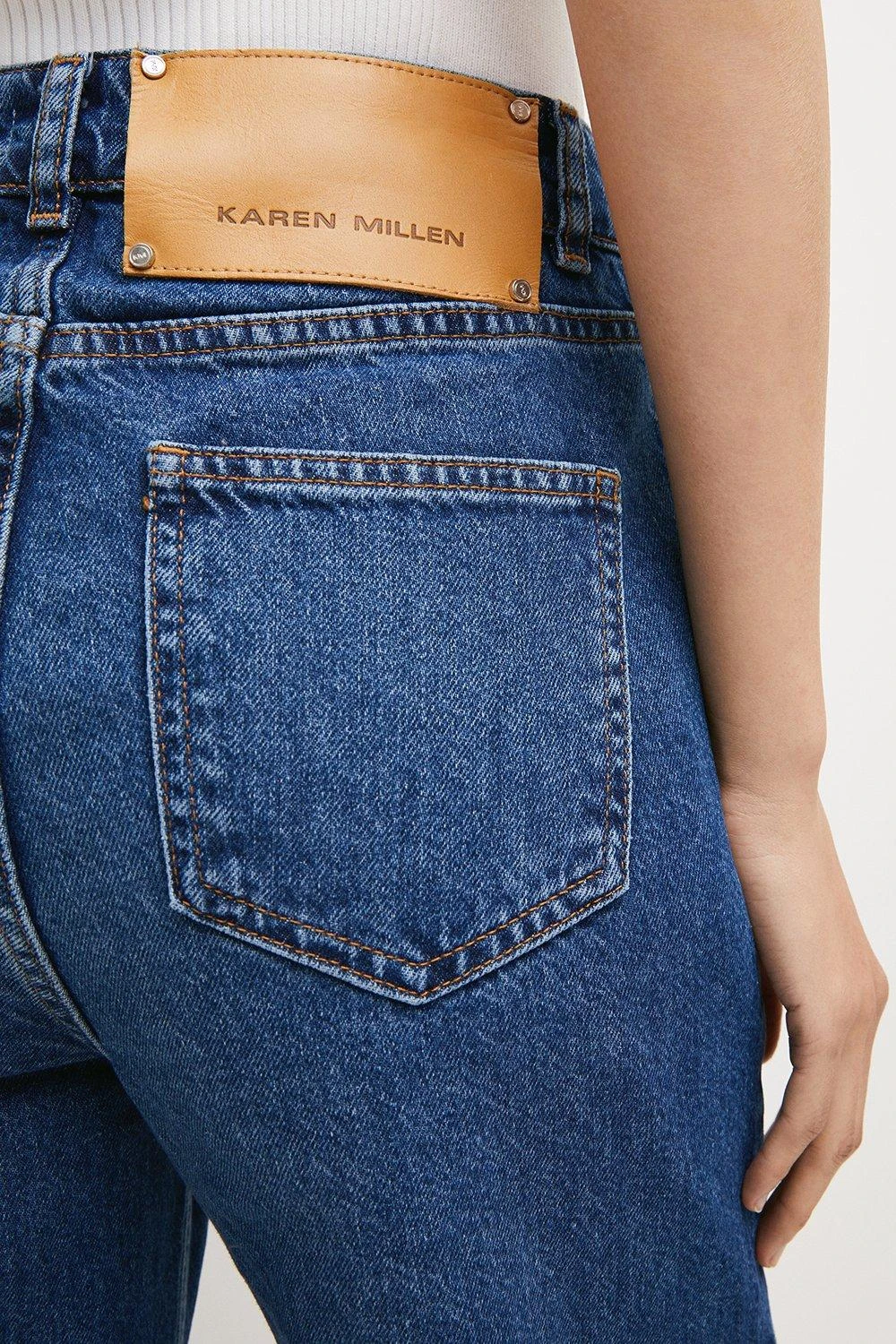 Karen Millen Mid Rise Wide Leg Jeans 6 Karen Millen Mid Rise Wide Leg Jeans - Image 4