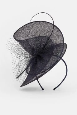 Karen Millen Lace Trim Detail Fascinator 7 Karen Millen Lace Trim Detail Fascinator -Karen Millen shop midnight lace trim detail fascinator 2