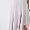 Karen Millen Petite One Shoulder Soft Tailored High Low Dress