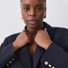 Karen Millen Plus Size Tailored Single Breasted Blazer