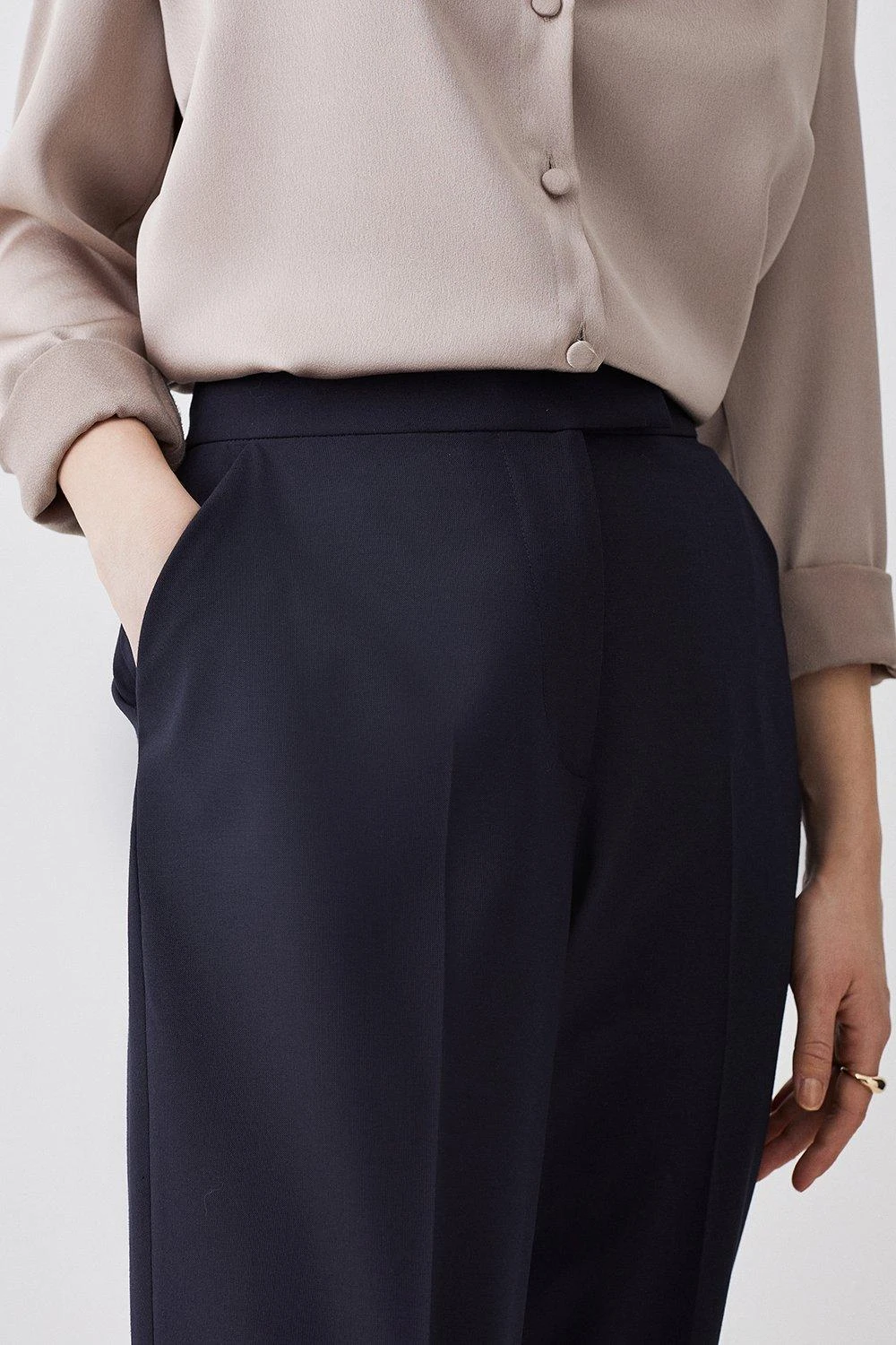 Karen Millen Tailored Slim Leg Trouser 3 Karen Millen Tailored Slim Leg Trouser