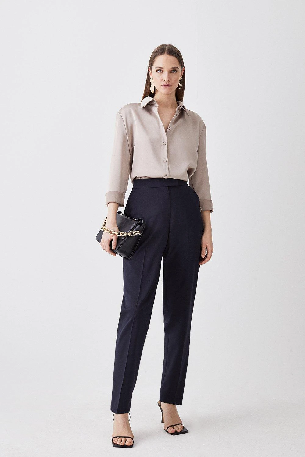 Karen Millen Tailored Slim Leg Trouser 8 Karen Millen Tailored Slim Leg Trouser - Image 6