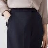 Karen Millen Tall Slim Leg Trouser 2 Karen Millen Tall Slim Leg Trouser -Karen Millen shop navy tall slim leg trouser