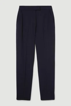 Karen Millen Tall Slim Leg Trouser -Karen Millen shop navy tall slim leg trouser 1 3