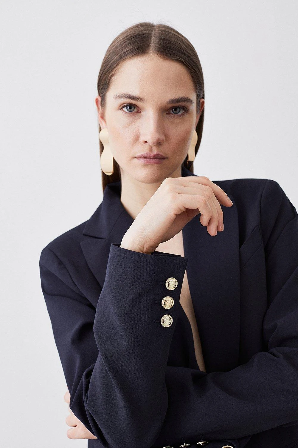 Karen Millen Tall Tailored Single Breasted Blazer 5 Karen Millen Tall Tailored Single Breasted Blazer - Image 3