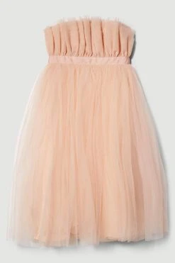 Karen Millen Lydia Millen Corseted Tulle Midi Dress -Karen Millen shop neutral lydia millen corseted tulle midi dress 5