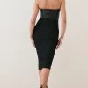 Karen Millen Bandage Knit Zip Through Skirt -Karen Millen shop nude bandage knit zip through skirt