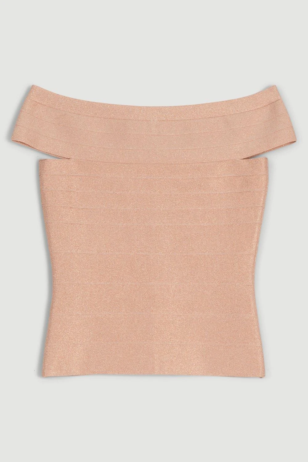 Karen Millen Sparkle Knitted Bandage Bardot Top 4 Karen Millen Sparkle Knitted Bandage Bardot Top - Image 2