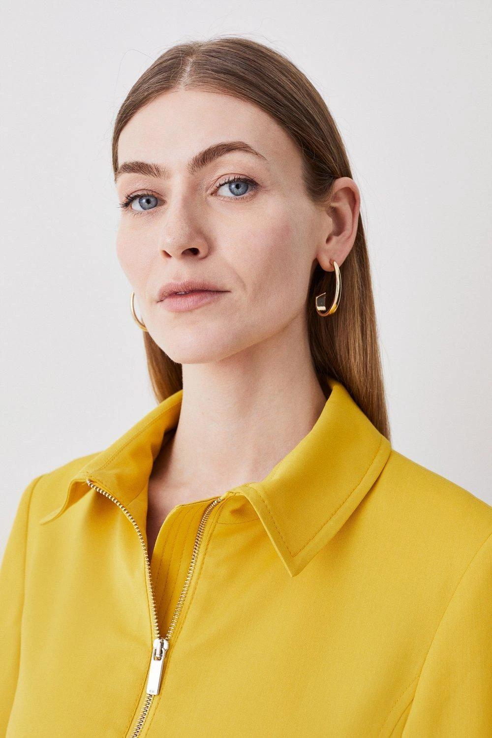 Karen Millen Polished Tailored Corset Detail Zip Up Blazer 4 Karen Millen Polished Tailored Corset Detail Zip Up Blazer - Image 2