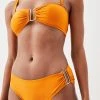 Karen Millen Bikini Bottoms With Gold Trim