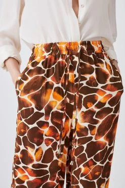 Karen Millen Petite Mixed Animal Woven Wide Leg Trouser 9 Karen Millen Petite Mixed Animal Woven Wide Leg Trouser -Karen Millen shop petite mixed animal woven wide leg trouser 2
