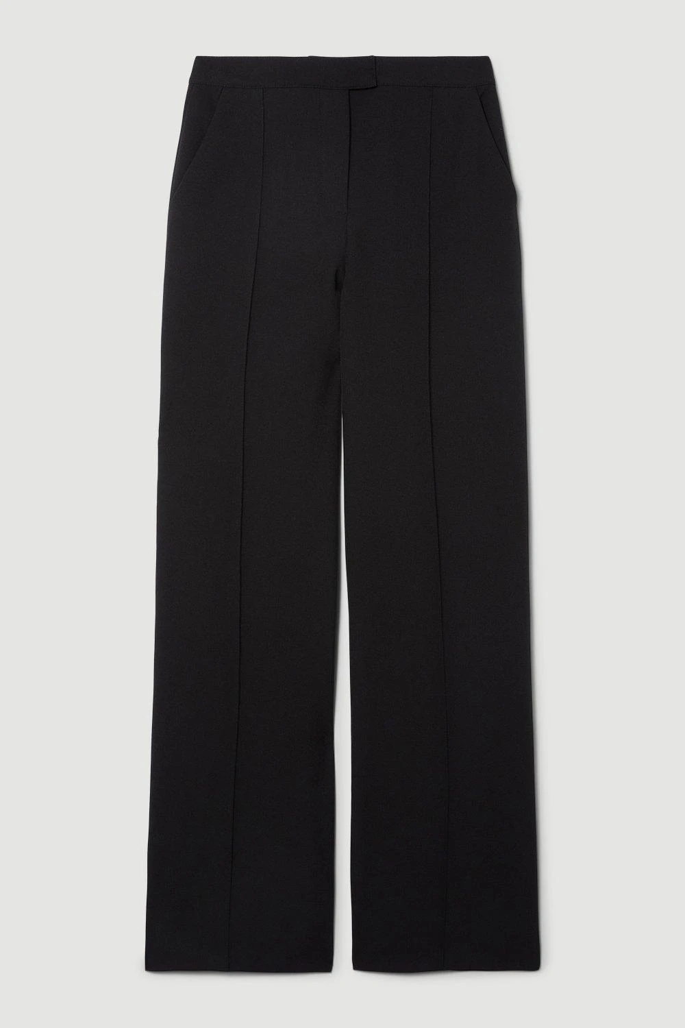 Karen Millen Stretch Cady High Rise Wide Leg Trouser 3 Karen Millen Stretch Cady High Rise Wide Leg Trouser