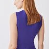 Karen Millen Petite Clean Tailored Waistcoat -Karen Millen shop purple petite clean tailored waistcoat