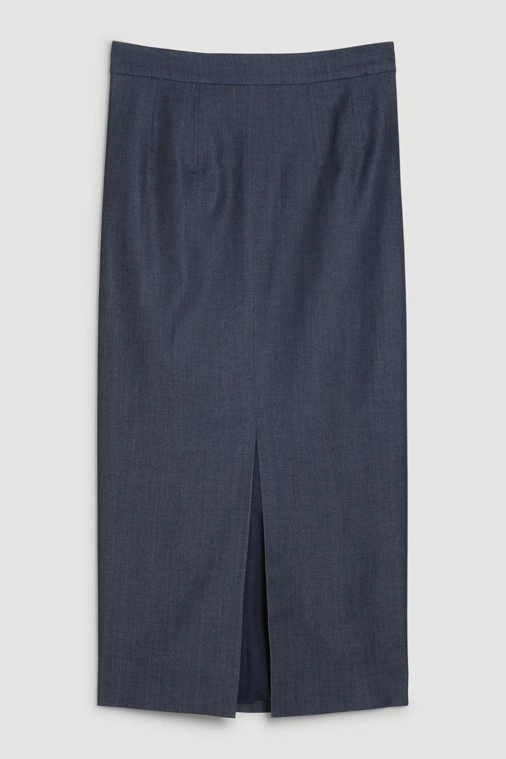 Karen Millen Tailored Denim Corset Detail Midi Skirt 5 Karen Millen Tailored Denim Corset Detail Midi Skirt - Image 3