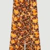 Karen Millen Tall Mixed Animal Woven Wide Leg Trouser -Karen Millen shop tall mixed animal woven wide leg trouser