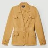 Karen Millen Petite Utility Viscose Twill Button Jacket 1 Karen Millen Petite Utility Viscose Twill Button Jacket -Karen Millen shop tan petite utility viscose twill button jacket