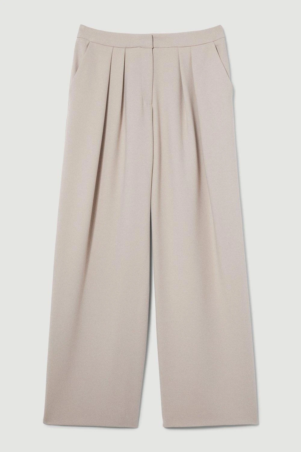 Karen Millen Compact Stretch Low Waist Wide Leg Trousers 8 Karen Millen Compact Stretch Low Waist Wide Leg Trousers - Image 6