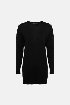 Karen Millen Merino Wool Crew Neck Longline Jumper 7 Karen Millen Merino Wool Crew Neck Longline Jumper -Karen Millen shop teal merino wool crew neck longline jumper 1
