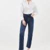 Karen Millen Blouson Sleeved Woven Shirt -Karen Millen shop white blouson sleeved woven shirt