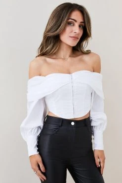 Karen Millen Lydia Millen Draped Shoulder Poplin Woven Blouse 9 Karen Millen Lydia Millen Draped Shoulder Poplin Woven Blouse -Karen Millen shop white lydia millen draped shoulder poplin woven blouse 2