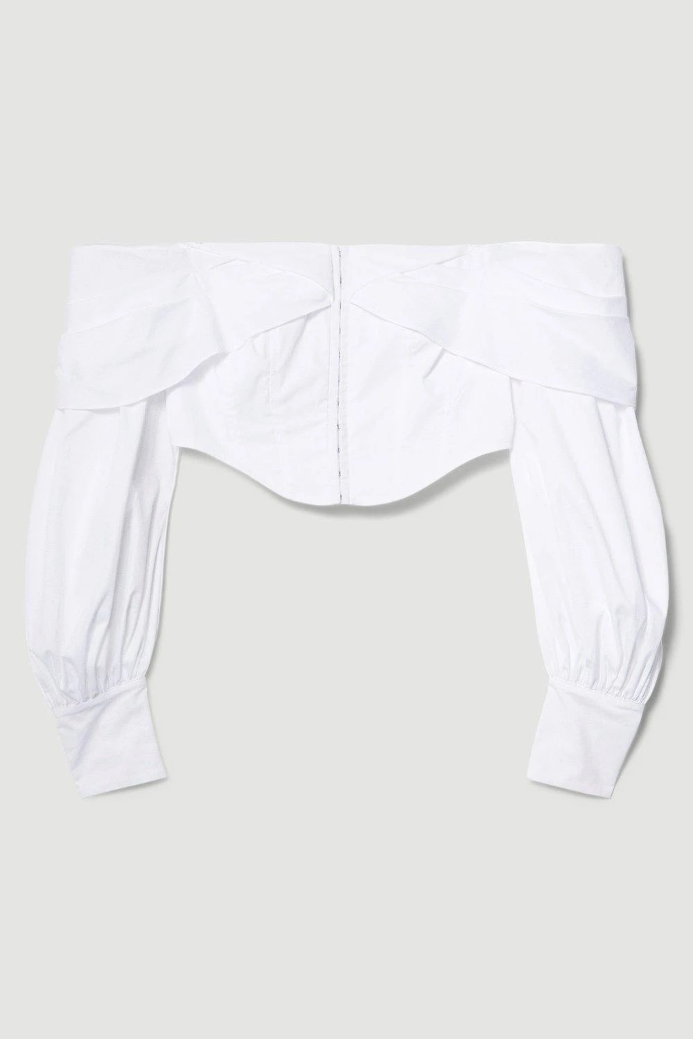 Karen Millen Lydia Millen Draped Shoulder Poplin Woven Blouse 6 Karen Millen Lydia Millen Draped Shoulder Poplin Woven Blouse - Image 4