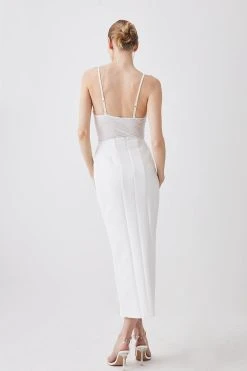 Karen Millen Mesh Cut Out Strappy Sleeveless Bodysuit 12 Karen Millen Mesh Cut Out Strappy Sleeveless Bodysuit -Karen Millen shop white mesh cut out strappy sleeveless bodysuit 4