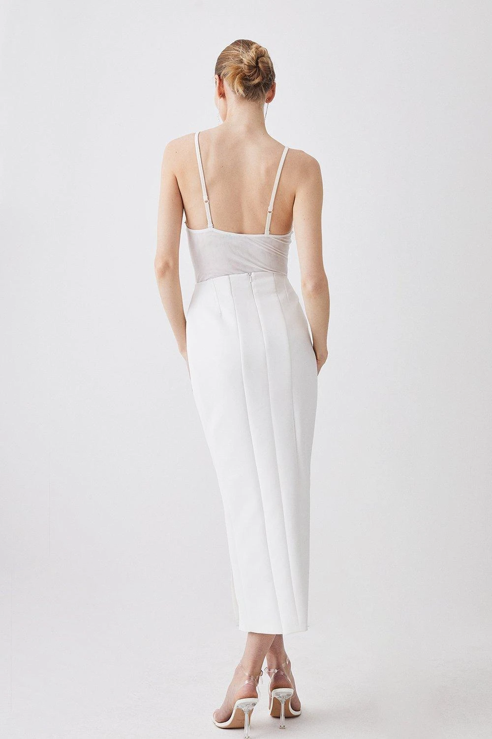 Karen Millen Mesh Cut Out Strappy Sleeveless Bodysuit 7 Karen Millen Mesh Cut Out Strappy Sleeveless Bodysuit - Image 5