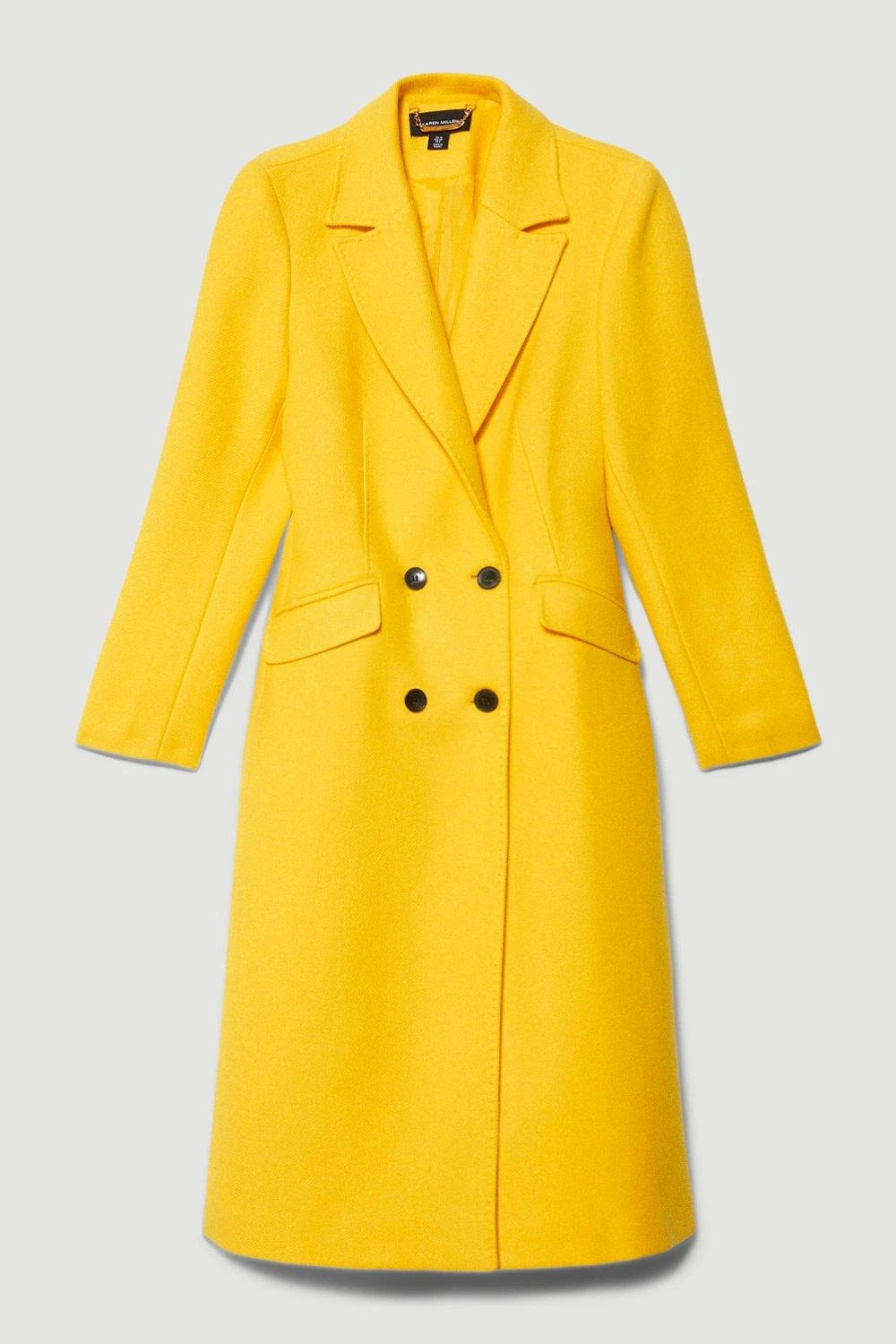 Karen Millen Petite Italian Virgin Wool Fitted Coat 4 Karen Millen Petite Italian Virgin Wool Fitted Coat - Image 2