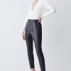 Karen Millen High Waisted All Over Pu Leggings -Karen Millen shop black high waisted all over pu leggings