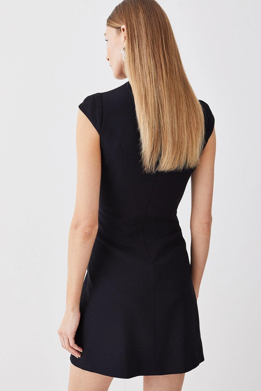 Karen Millen Military Tailored Mini Dress 4 Karen Millen Military Tailored Mini Dress - Image 2
