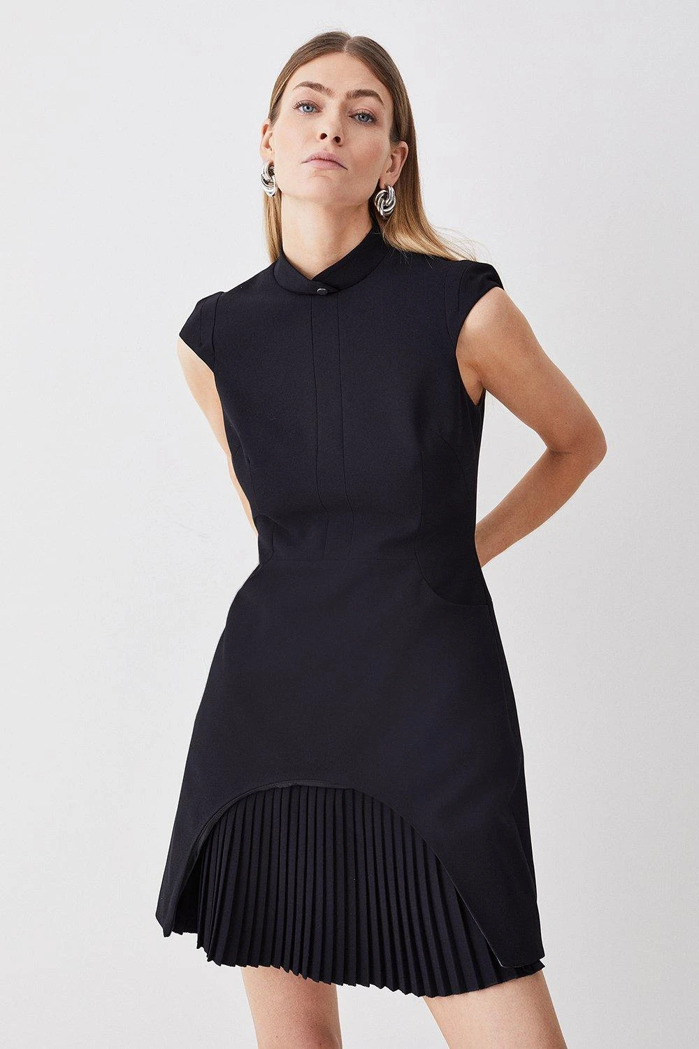 Karen Millen Military Tailored Mini Dress 5 Karen Millen Military Tailored Mini Dress - Image 3