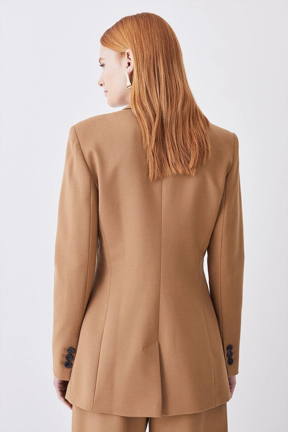 Karen Millen Premium Wool Flannel Double Breasted Jacket 7 Karen Millen Premium Wool Flannel Double Breasted Jacket - Image 5