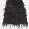 Karen Millen Feather Mini Skirt