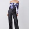 Karen Millen Floral Slinky Bardot Jersey Body -Karen Millen shop floral slinky bardot jersey body