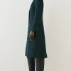 Karen Millen Italian Wool Fitted Coat -Karen Millen shop forest italian wool fitted coat