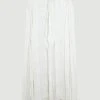 Karen Millen Metallic Sheer Maxi Cape 1 Karen Millen Metallic Sheer Maxi Cape -Karen Millen shop ivory metallic sheer maxi cape
