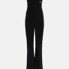 Karen Millen Compact Stretch Viscose Bandeau Jumpsuit 2 Karen Millen Compact Stretch Viscose Bandeau Jumpsuit -Karen Millen shop lime compact stretch viscose bandeau jumpsuit