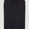 Karen Millen Wool Blend Pocket Detail Midi Skirt 1 Karen Millen Wool Blend Pocket Detail Midi Skirt -Karen Millen shop navy wool blend pocket detail midi skirt