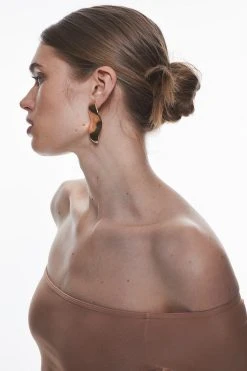 Karen Millen Slinky Bardot Jersey Bodysuit -Karen Millen shop nude slinky bardot jersey bodysuit 2