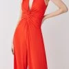 Karen Millen Twist Knot Jersey Jumpsuit