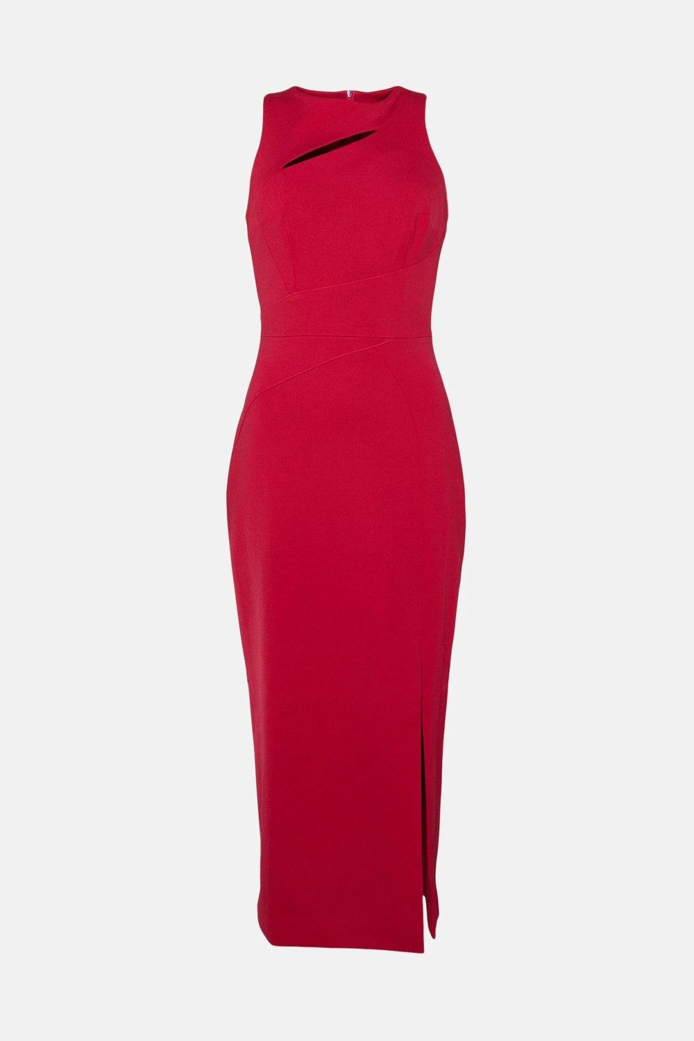Karen Millen Italian Structured Jersey Cut Out Pencil Midi Dress 5 Karen Millen Italian Structured Jersey Cut Out Pencil Midi Dress - Image 3
