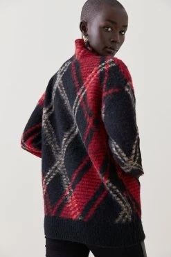 Karen Millen Brushed Knit Slouchy Jumper