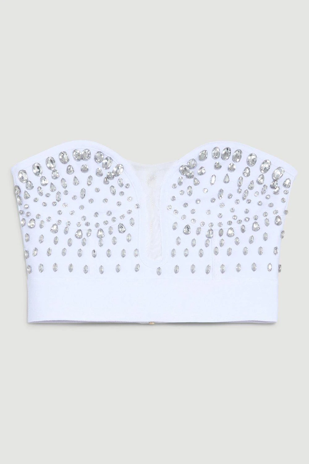 Karen Millen Crystal Embellished Corset Top 6 Karen Millen Crystal Embellished Corset Top - Image 4
